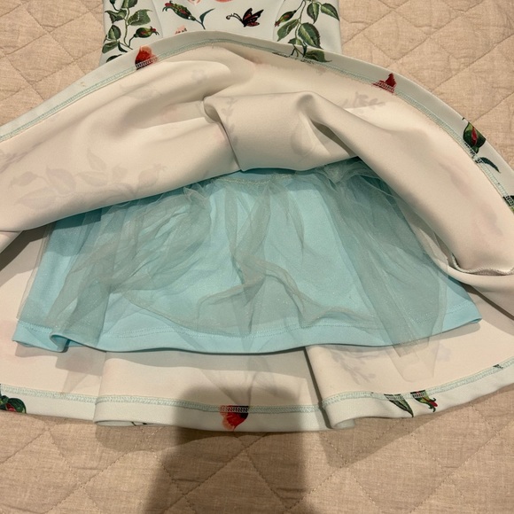 Hannah Banana Mint Green Floral Dress Sz 4 - Picture 2 of 5